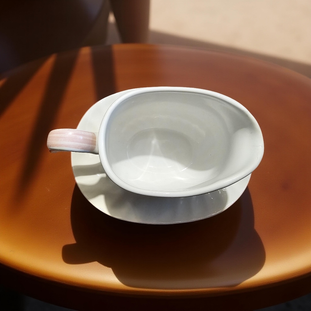 CORELLE COORDINATES STONEWARE! Beautiful Gravy Pourer And Plate To Rest On. - Picture 2 of 4